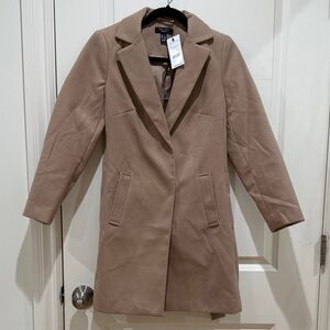 New Look Classic Tan Pea Coat